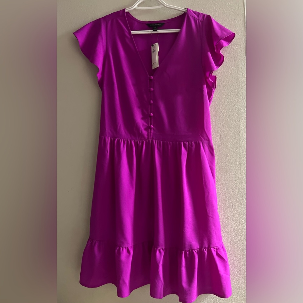 Banana Republic Factory Magenta Dress